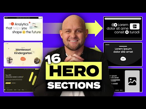 21 Brand New Hero Sections You Must Copy [Video]