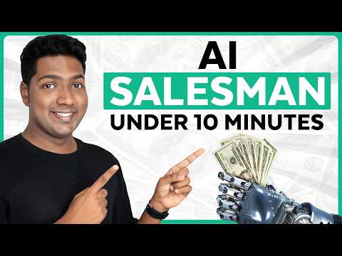 How I Built an AI Salesman in Just 10 Minutes 🤩 | No Coding [Video]