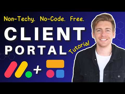 Create a FREE Monday.com Client Portal (Softr Tutorial for Beginners) [Video]