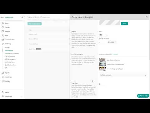 How to Create Subscription Plans in LearnWorlds 🔔 [Video]