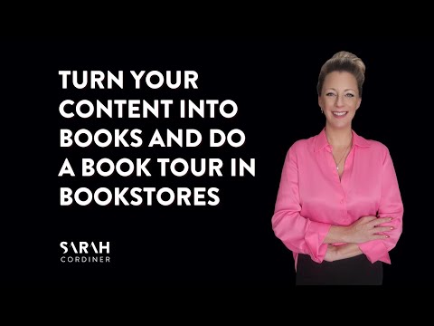 Turn Your Content Into Books and Do a Book Tour In Bookstores [Video]