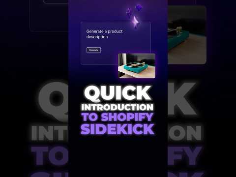 What is Shopify Sidekick? [Video]