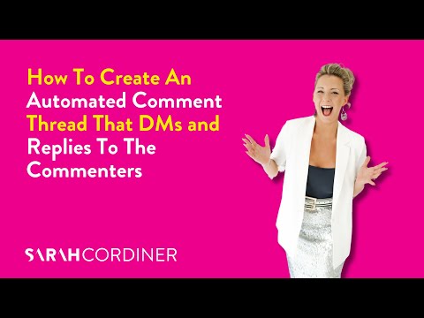 How To Create An Automated Comment Thread That DMs and Replies To The Commenters [Video]