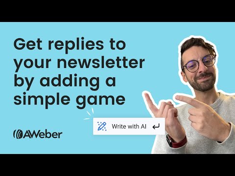 Get replies to your newsletter by adding a simple game [Video]