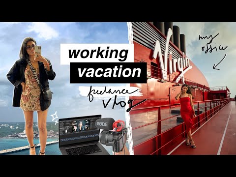 Work Week in My Life as a Full Time Content Creator (on a cruise ship) [Video]