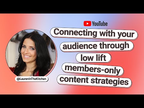 @LauraintheKitchen: Best practices & her “price of a latte” pricing strategy | Channel memberships [Video]