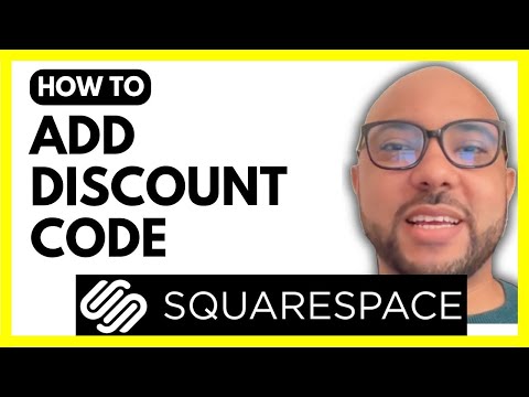 How to Add a Discount Code to Squarespace [Video]