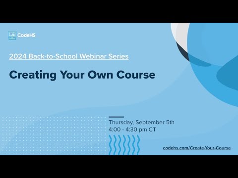 Creating Your Own Course [Video]