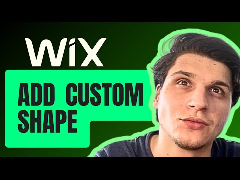 How Do I Add Custom Shape On Wix Website Builder [Video]