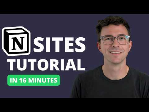 Notion Sites Tutorial for Beginners 2024 [Video]