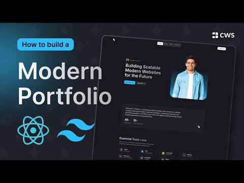 CREATE a Stunning REACT JS Portfolio Website in 3 Hours [Video]