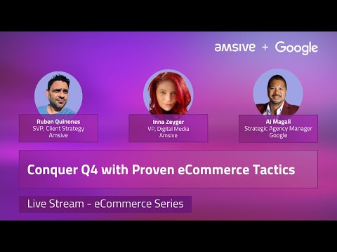 Conquor Q4: Proven eCommerce Marketing Strategies & Tactics | Amsive Webinar [Video]