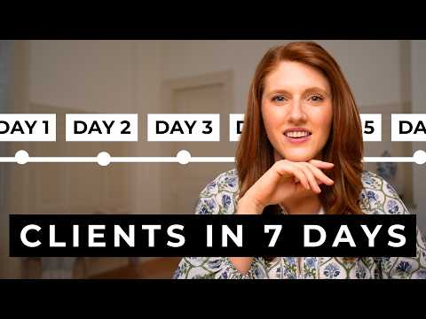 How to find clients as a web designer (in 1 week!) [Video]