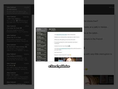 Your inbox is a *literal* gold mine of copywriting and marketing inspiration. [Video]