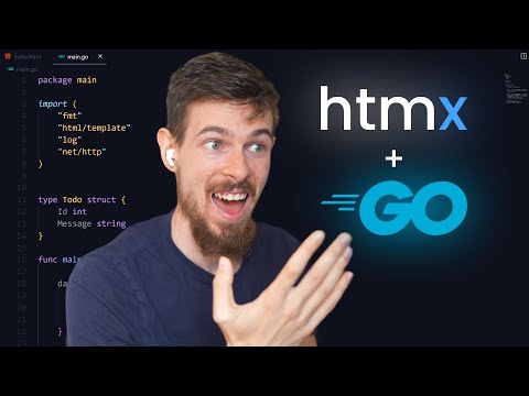 HTMX + GO 15 Minute Quickstart (For Javascript Devs) [Video]