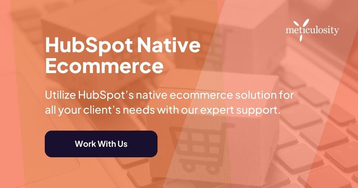 Native HubSpot Ecommerce Support [Video]