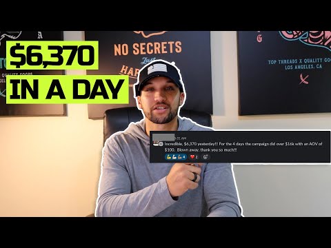 $6370/day Ecommerce Marketing Strategy (Copy & Paste) [Video]