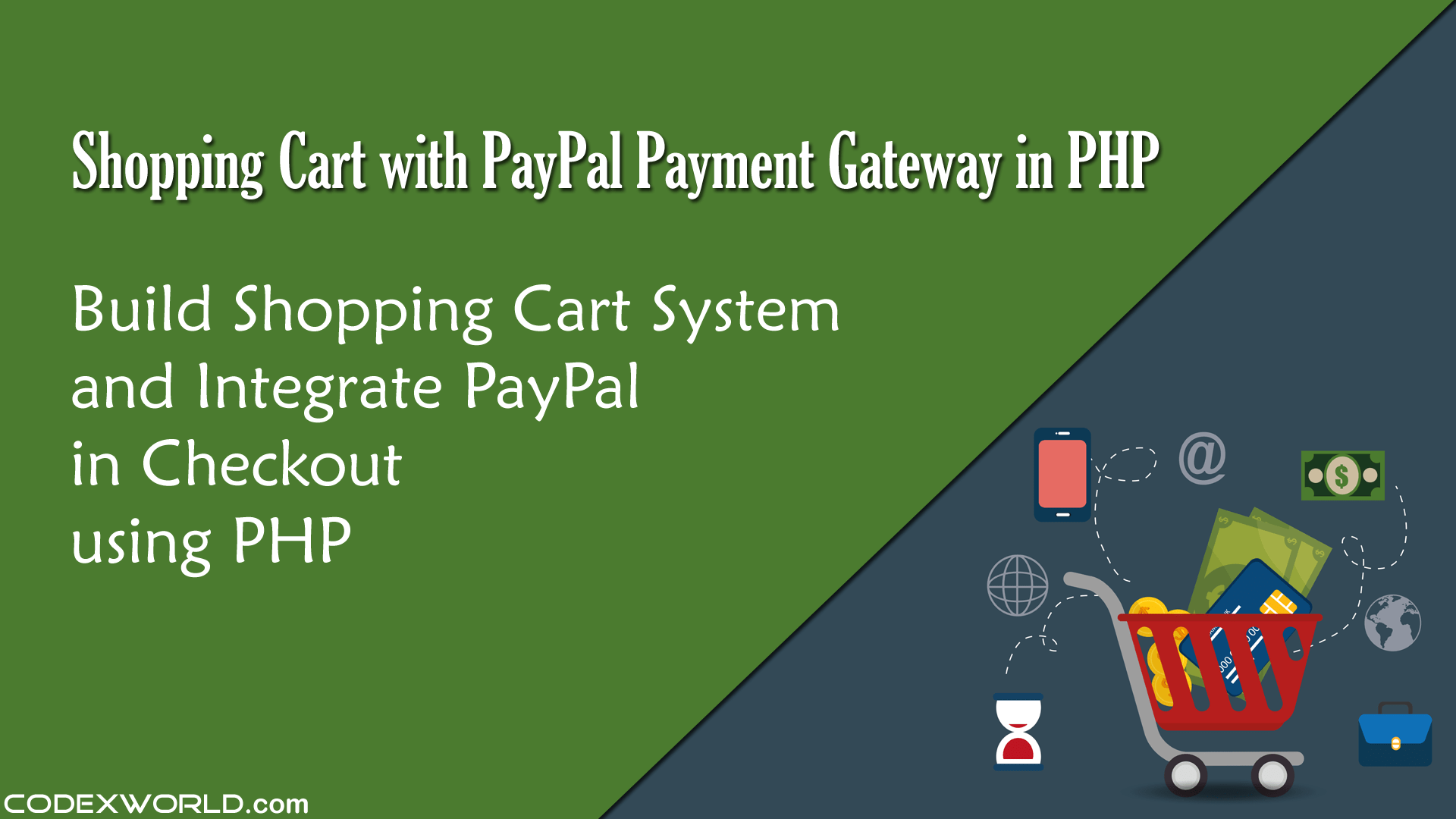 Shopping Cart with PayPal Payment Gateway in PHP [Video]