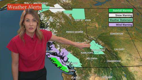 Timeline of when to expect heavy rain as first atmospheric river of season hits B.C. [Video]