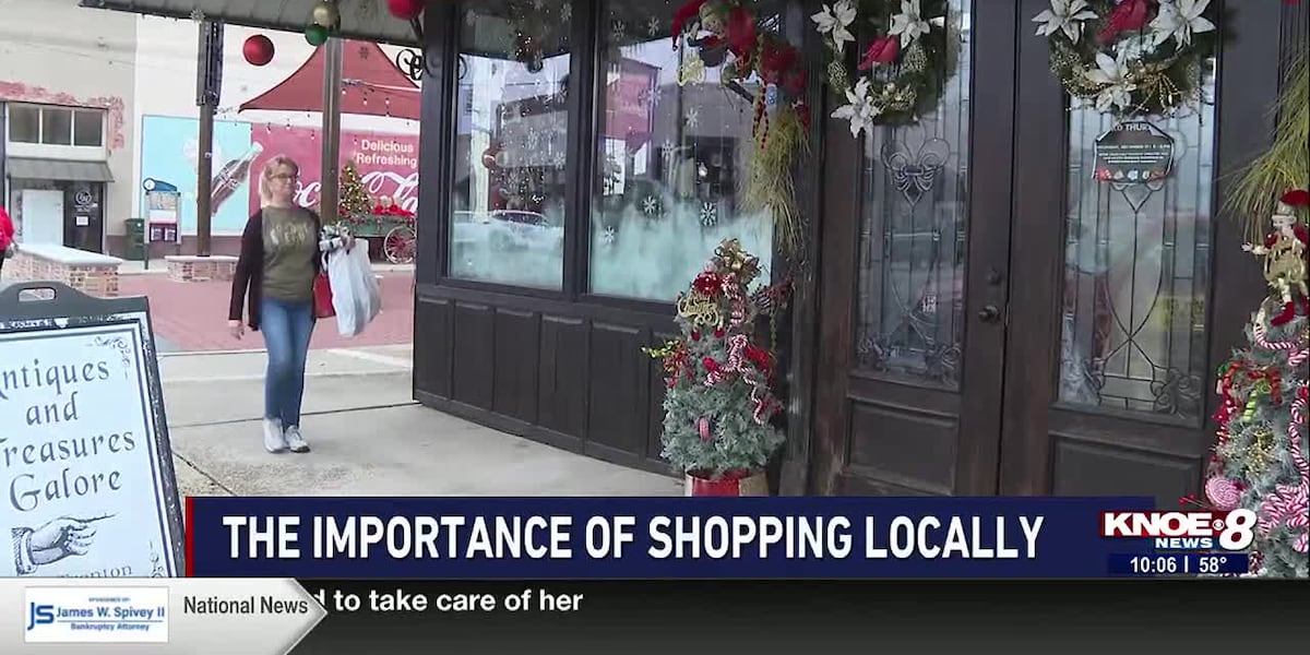 The importance of shopping locally [Video]