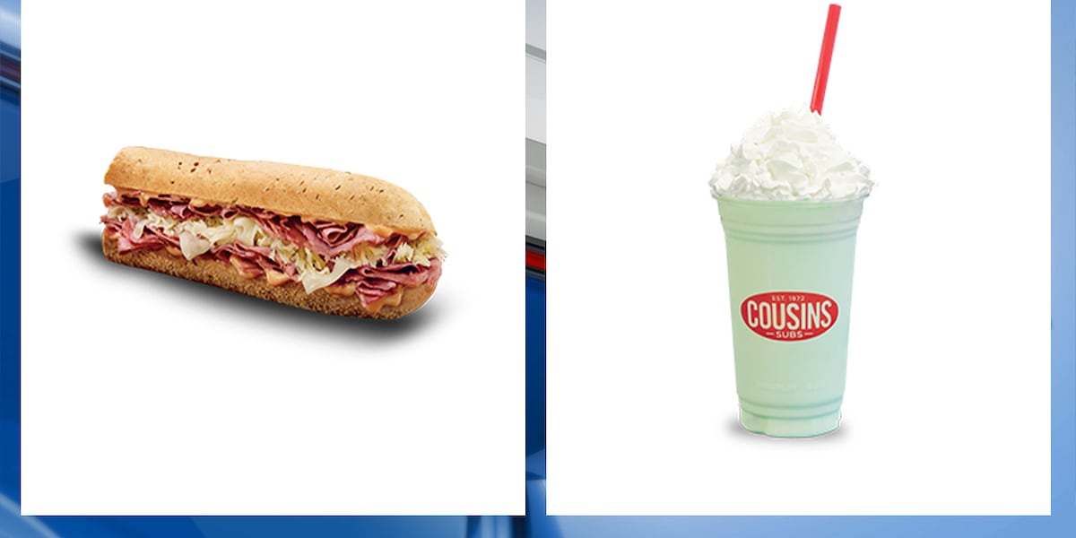 Cousins Subs brings back two popular St. Patricks Day-themed menu items [Video]