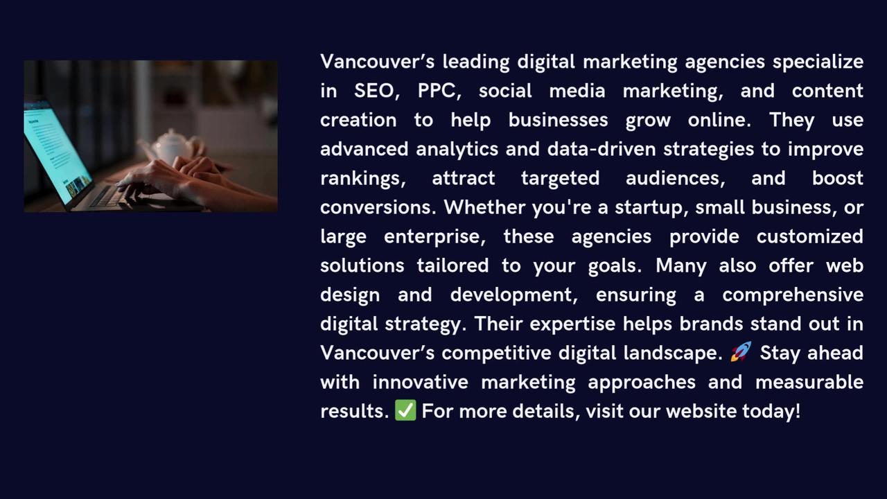 SEO Agencies in Vancouver – One News Page VIDEO